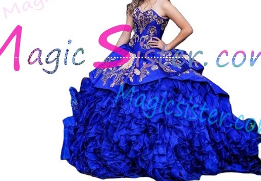 Hotselling Embroidery Charro Quinceanera Dress