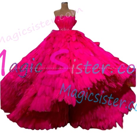 Topselling Fushsia Quinceanera Dress