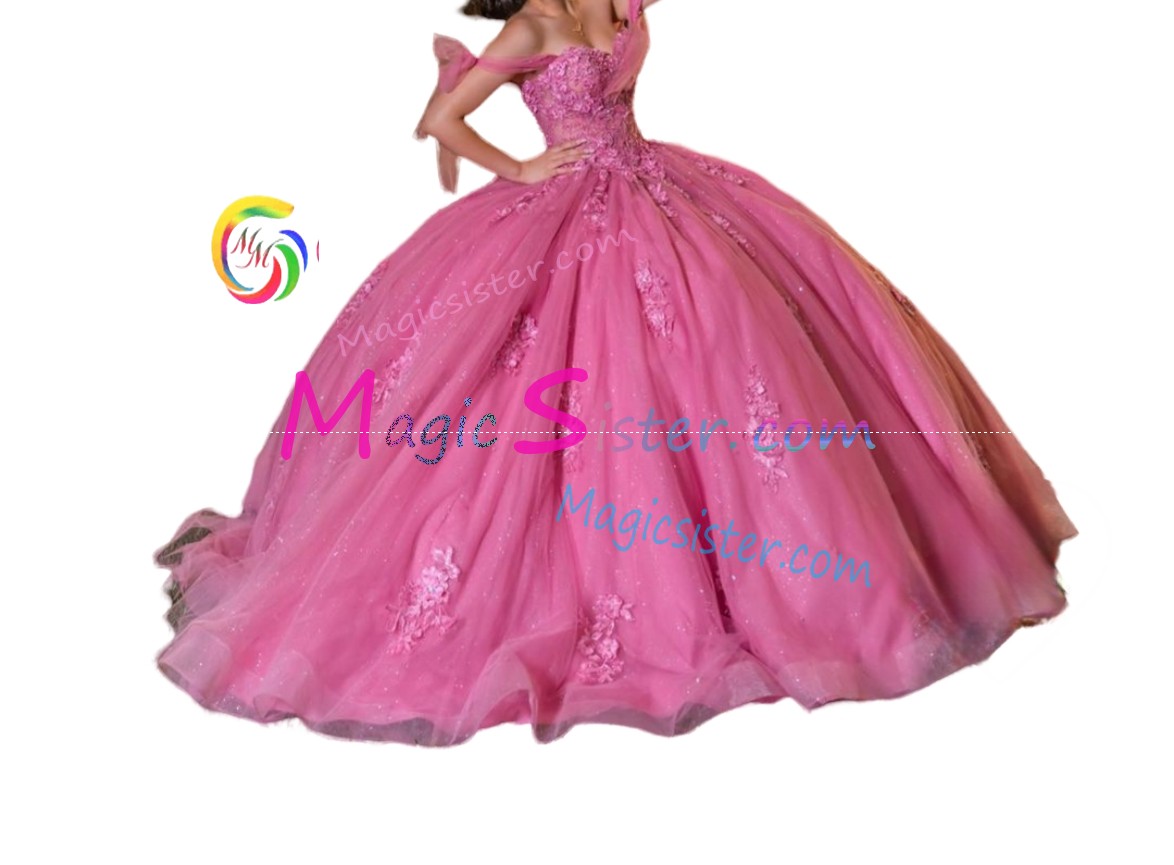 Topselling Fushsia Quinceanera Dress