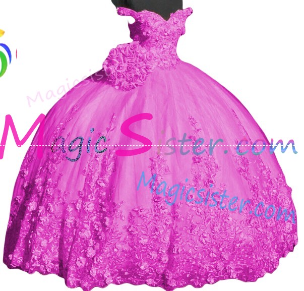 Topselling Fushsia Quinceanera Dress