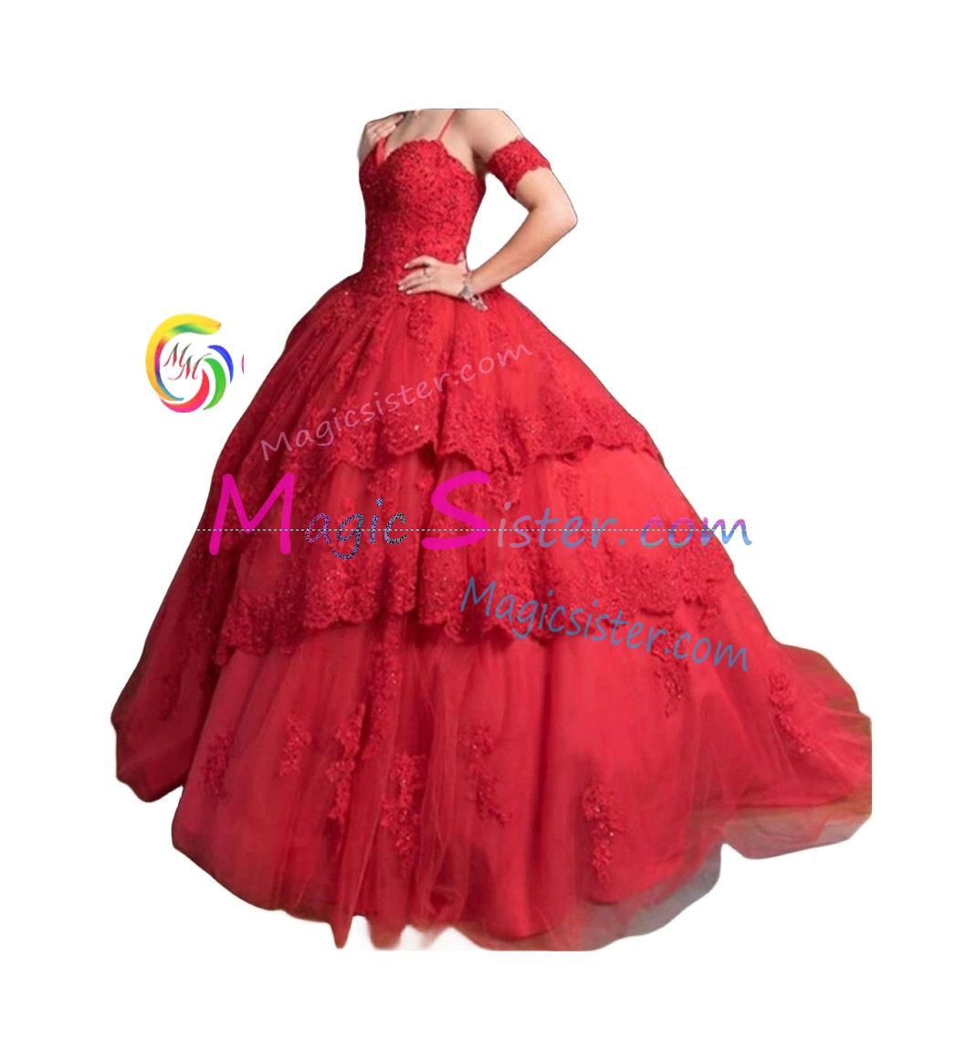 Topselling Red Quinceanera Dress