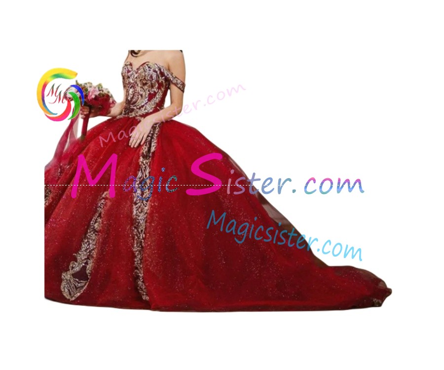 Topselling Beautiful Red Quinceanera Dress