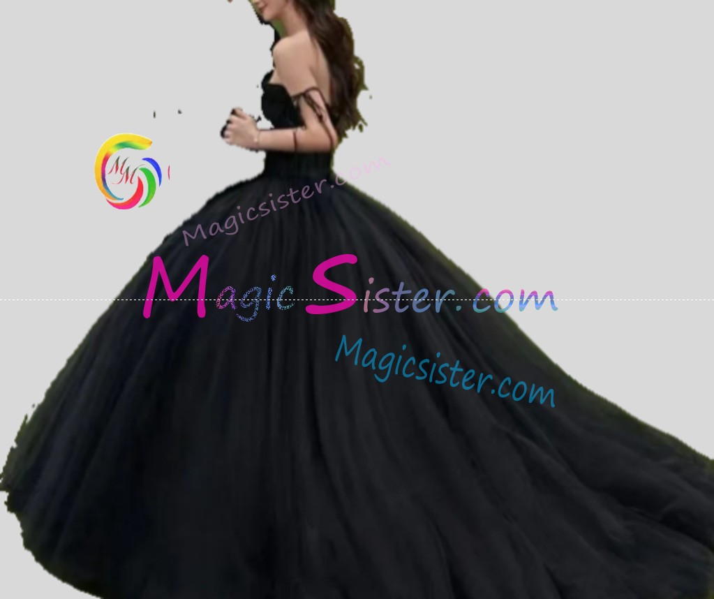 Topselling Luxury Black Quinceanera Dress