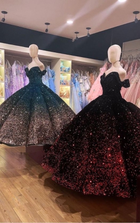 Instock Sequins Quinceanera dresses