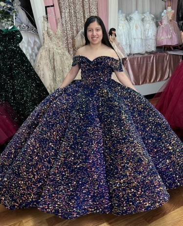 Instock Sequins Quinceanera dresses