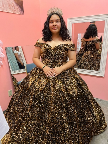 Instock Sequins Quinceanera dresses