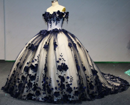 3D Flowers Quinceanera dresses