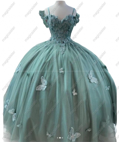 Instock Butterfly Quinceanera Dresses
