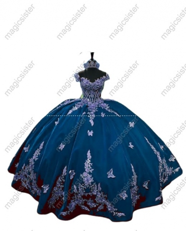 Luxury Factory Wholesale Velvet Quinceanera Dress