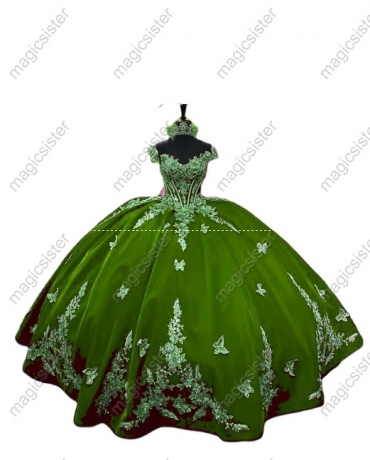 Luxury Factory Wholesale Velvet Quinceanera Dress