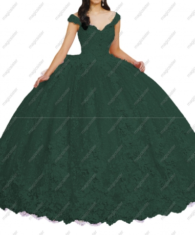 Emerald Green Topselling Customized Quinceanera Dress