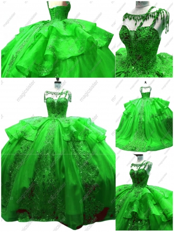 Fashionable Factory Wholesale Sequins Quinceanera Dress