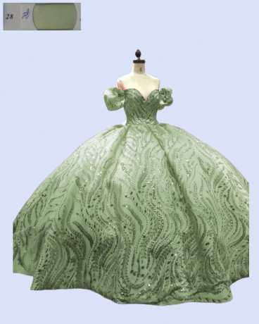 Fashionable Factory Wholesale Sequins Quinceanera Dress