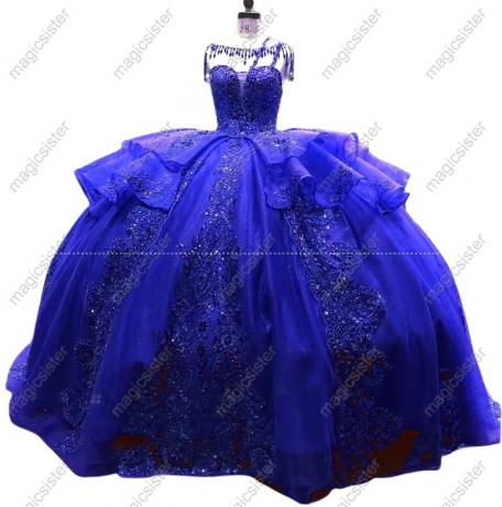 Fashionable Factory Wholesale Sequins Quinceanera Dress