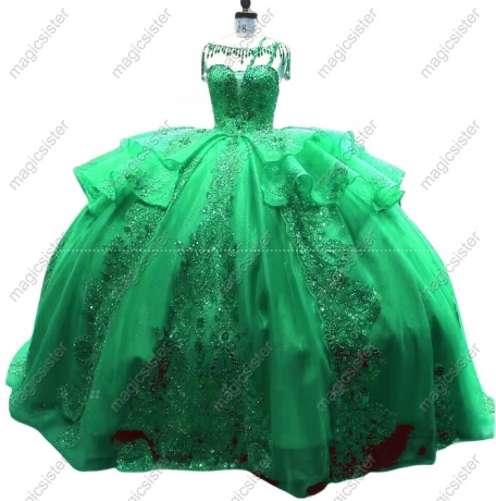 Fashionable Factory Wholesale Sequins Quinceanera Dress