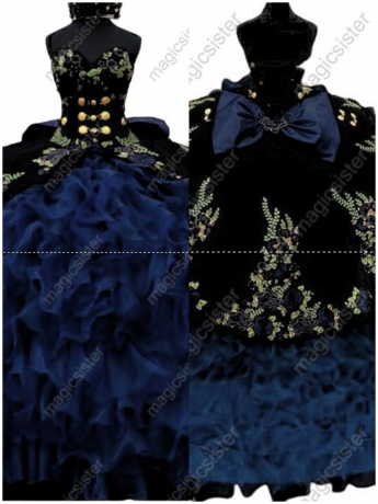 Hotselling Embroidery Charro Quinceanera Dress
