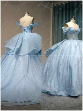 Superhot Unique Factory Wholesale Glitter Quinceanera Dresses