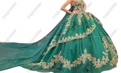 Topselling Emerald Green Quinceanera Dress