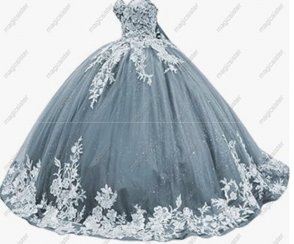 Factory Wholesale Fashionable Sequins Quinceanera Dress