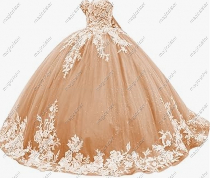 Factory Wholesale Fashionable Sequins Quinceanera Dress