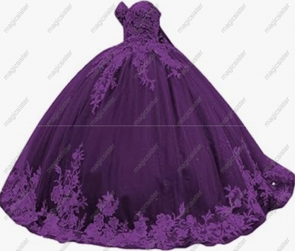 Factory Wholesale Fashionable Sequins Quinceanera Dress