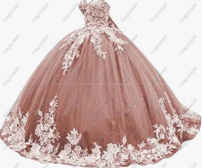 Factory Wholesale Fashionable Sequins Quinceanera Dress
