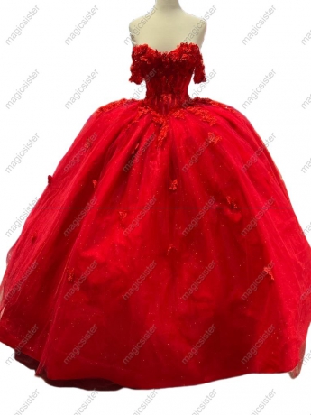 Superhot Butterfly Appliques Quinceanera dresses