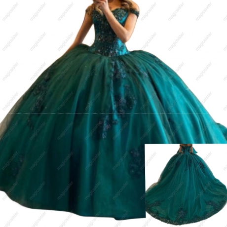 Topselling Emerald Green Quinceanera Dress