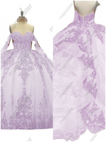 Factory Wholesale Fashionable Sequins Quinceanera Dress