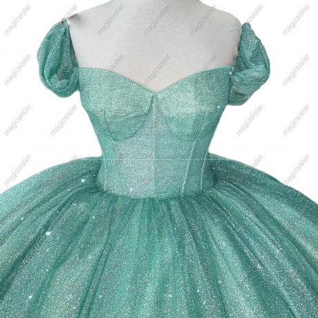 Unique Factory Wholesale Glitter Quinceanera Dresses