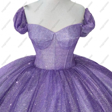 Unique Factory Wholesale Glitter Quinceanera Dresses