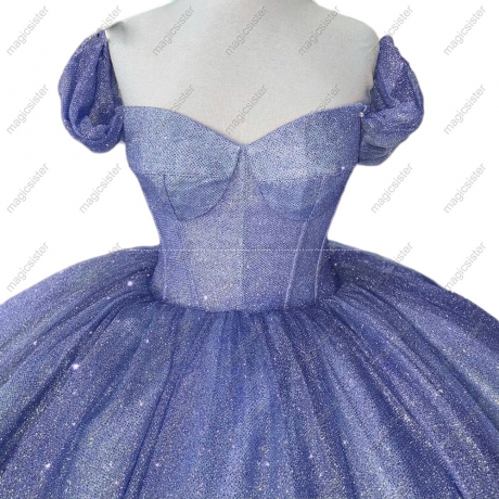 Unique Factory Wholesale Glitter Quinceanera Dresses