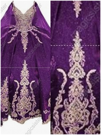 Factory Wholesale Fashionable Sequins Quinceanera Dress