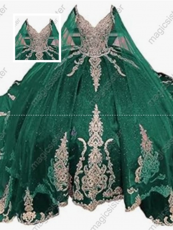 Factory Wholesale Fashionable Sequins Quinceanera Dress