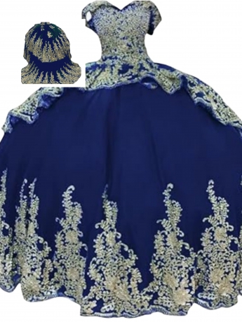 Factory Wholesale Fashionable Sequins Quinceanera Dress