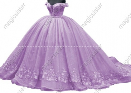 Factory Wholesale Flower Ball Gown Quinceanera Dress