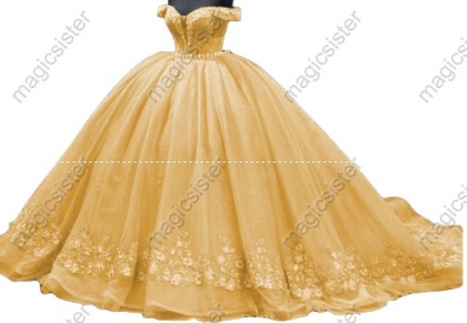 Factory Wholesale Flower Ball Gown Quinceanera Dress