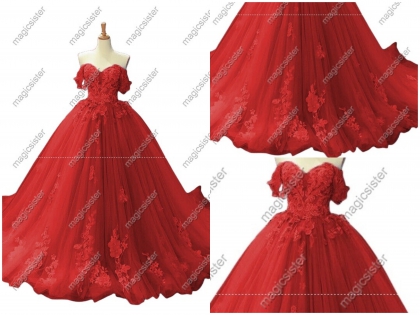 Factory Wholesale Off Shoulder Appliques Ball Gown Quinceanera Qress