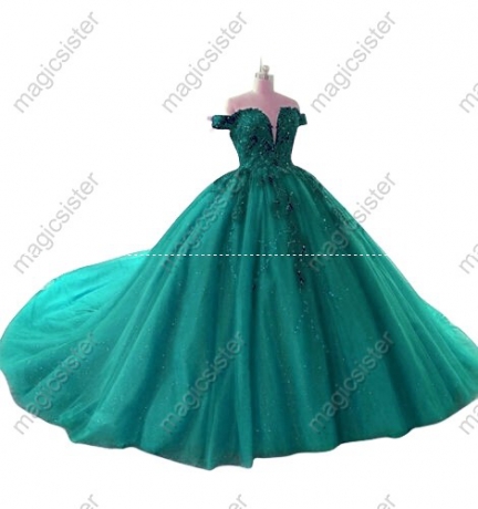 Factory Wholesale Sparkly Hotselling Customed Make Quinceanera Dress