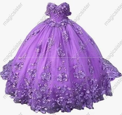 Luxury Factory Wholesale 3D Flower Quinceanera Dress