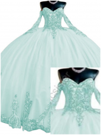 Factory Wholesale Fashionable Sequins Quinceanera Dress