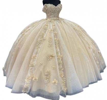Factory wholesale lace applique quinceanera dress