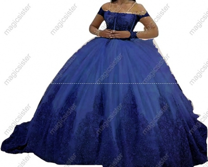 Factory Wholesale Fashionable Sequins Quinceanera Dress