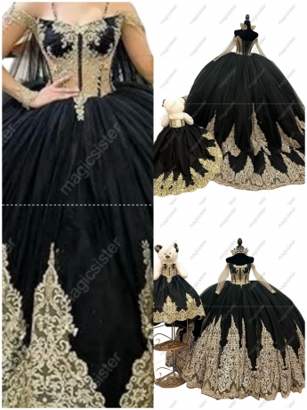 Factory Wholesale Fashionable Sequins Quinceanera Dress