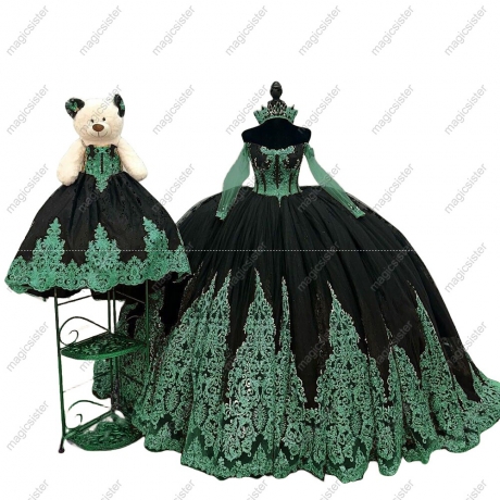 Factory Wholesale Fashionable Sequins Quinceanera Dress