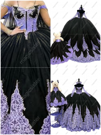Factory Wholesale Fashionable Sequins Quinceanera Dress