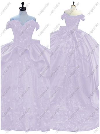 Factory Wholesale Luxury 3D Floral Quinceanera Dress