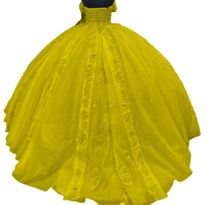 Factory wholesale lace applique quinceanera dress