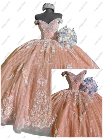 Sparkly Luxury Hotselling Customed Make Quinceanera Dress
