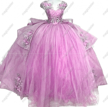Factory Wholesale Customized 3D Floral Quinceanera Dress